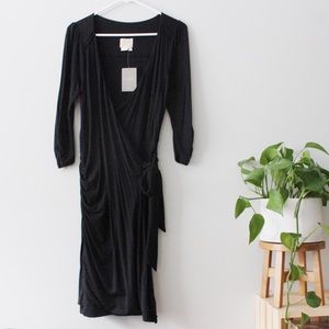 NWT Anthropologie Vanessa Virginia Dress Black